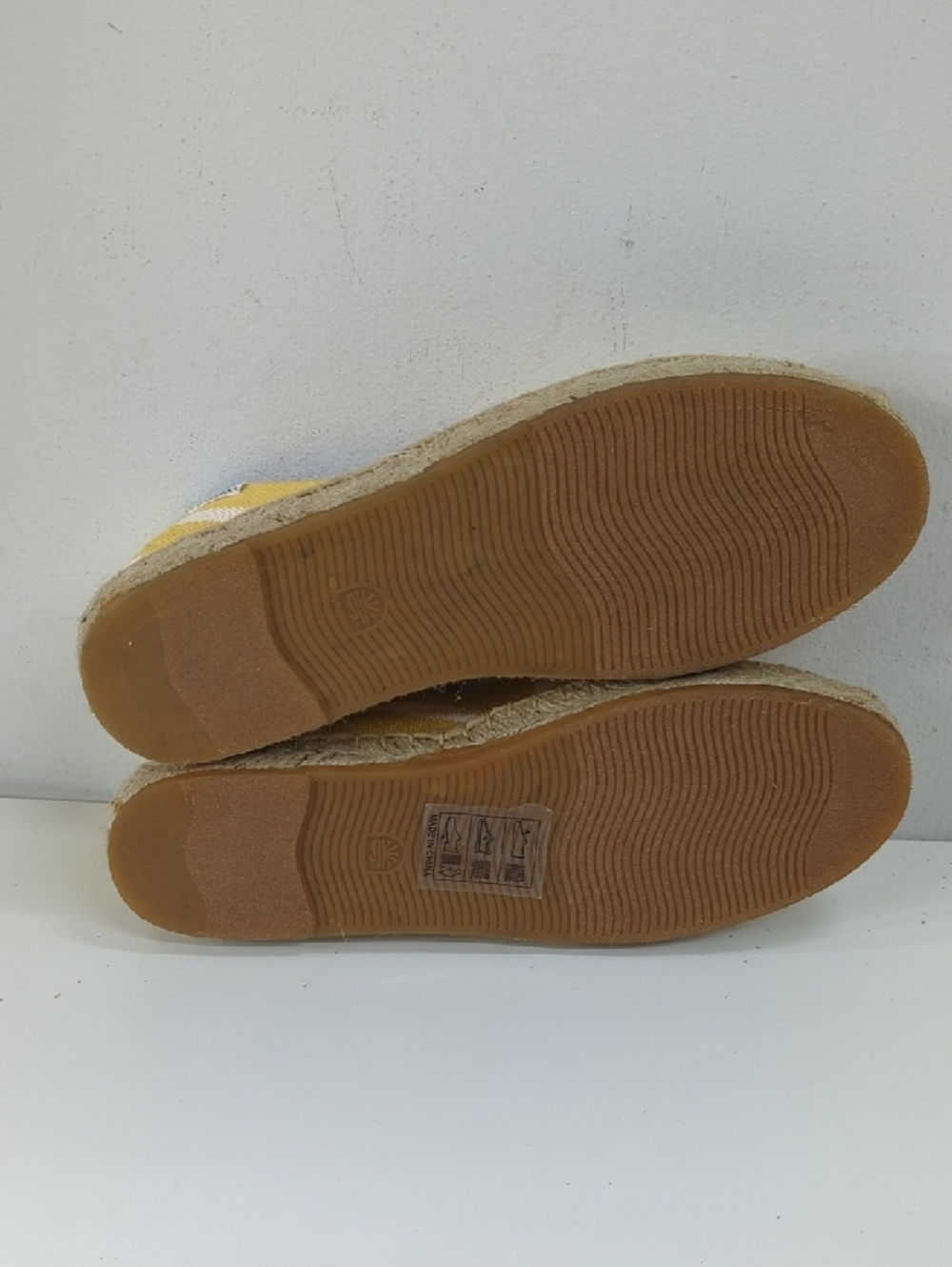 New Soludos Dali Striped Espadrilles in Yellow Size 7.5 - Picture 12 of 12